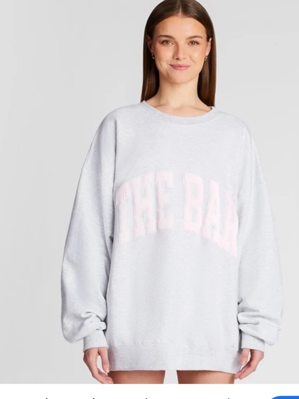 The Bar Varsity Sweatshirt in Light Heather